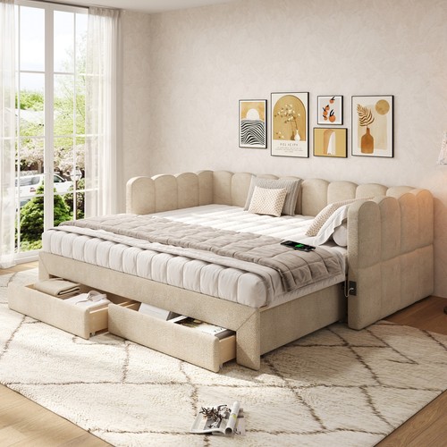 Daybed 90x190 upholstered - daybed,