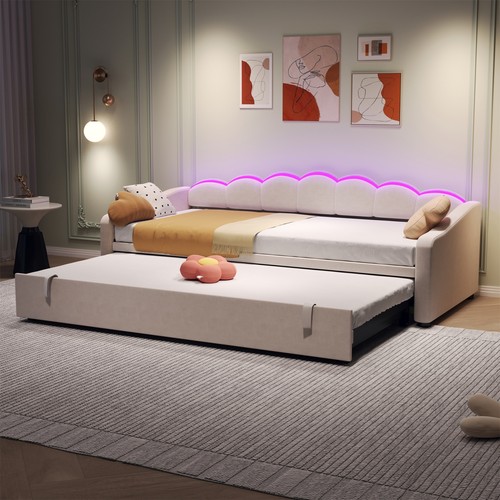 3ft upholstered day bed - upholstered, with